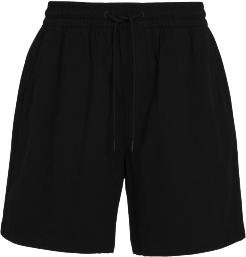 Calvin Klein Zwarte Organische Katoenen Shorts Rechte Pasvorm Black Heren - Foto 4