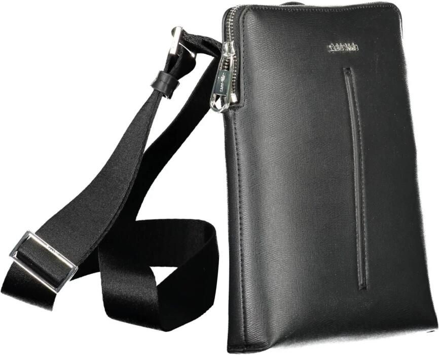 Calvin Klein Zwarte Schoudertas Rits Sluiting Black - Foto 3