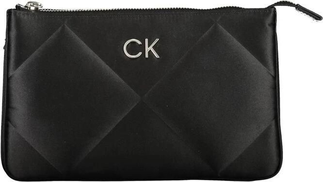 Calvin Klein Crossbody bags Re-Lock Quilt Crossbody Satin in zwart - Foto 4