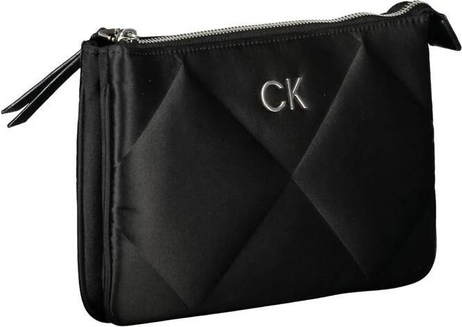 Calvin Klein Crossbody bags Re-Lock Quilt Crossbody Satin in zwart - Foto 2