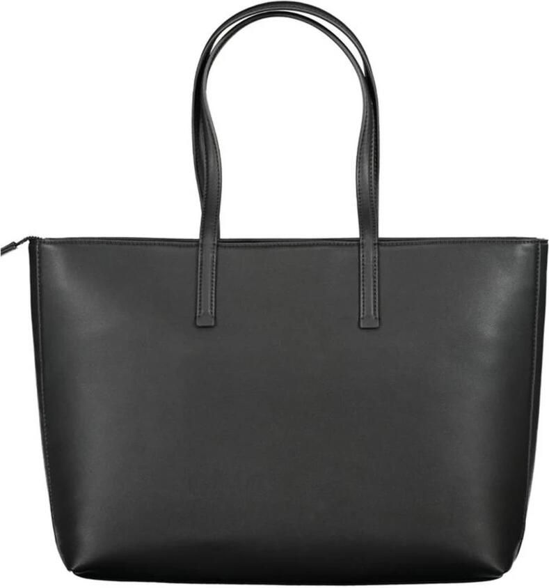 Calvin Klein Zwarte Polyester Schoudertas voor Vrouwen Black Dames