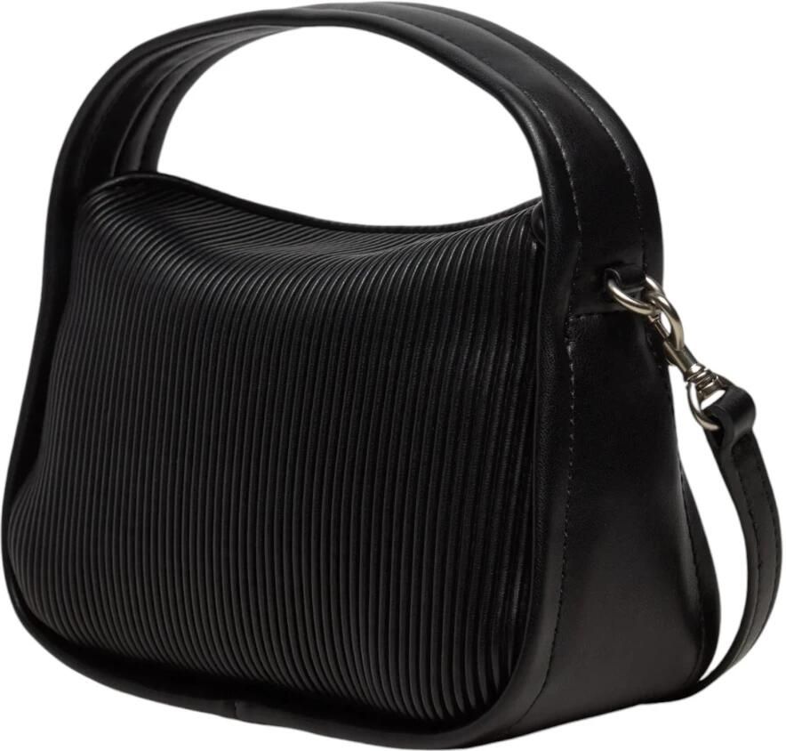 Calvin Klein Jeans Zwarte Polyethyleen Handtas Herfst Winter Collectie Black Dames