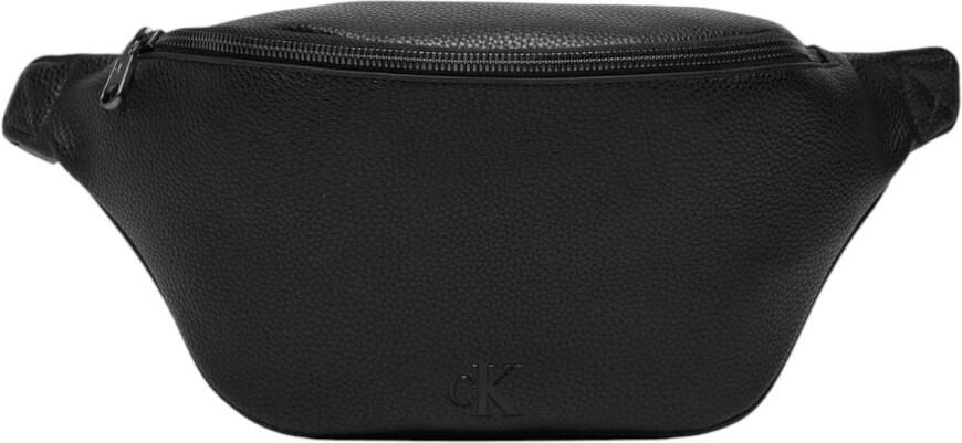 Calvin Klein Zwarte Polyurethaan Rits Tas met Zakken Black Heren - Foto 2