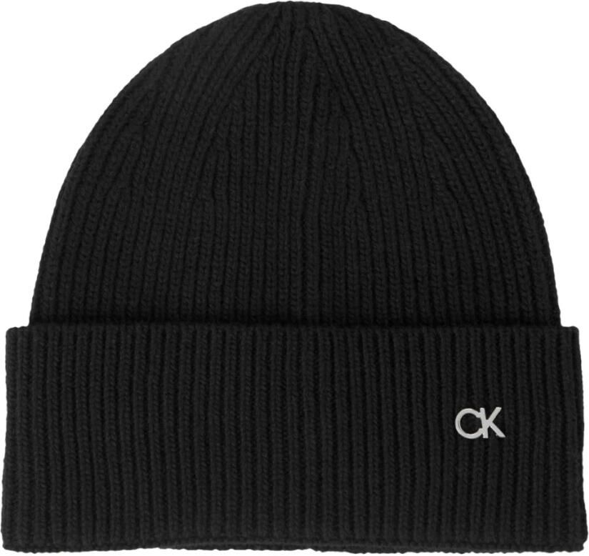 Calvin Klein Zwarte Re-Lock Hoed voor Vrouwen Zwart Dames