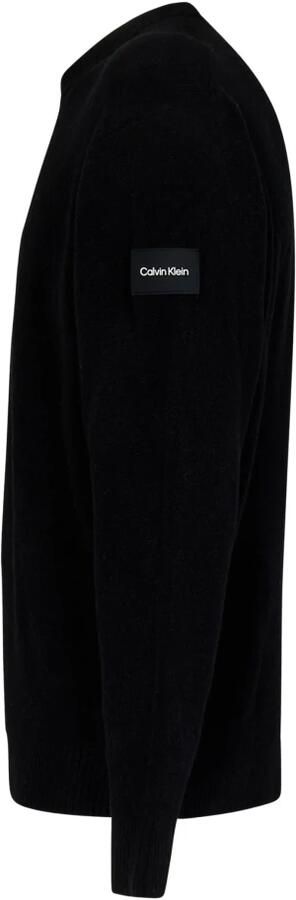 Calvin Klein Jeans Gebreide trui met labelpatch model 'MONOLOGO BADGE SWEATER' - Foto 9