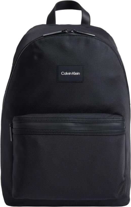 Calvin Klein Zwarte Polyester Rugzak met Meerdere Compartimenten Black Heren - Foto 3