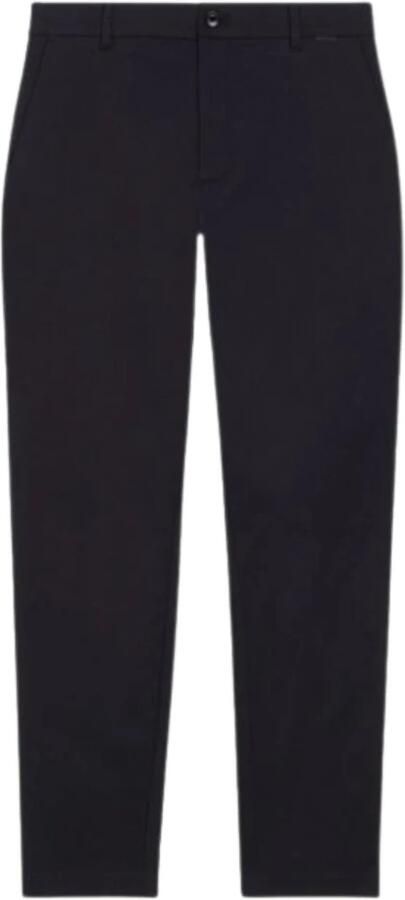 Calvin Klein Zwarte Sateen Elastische Broek Black Heren - Foto 4