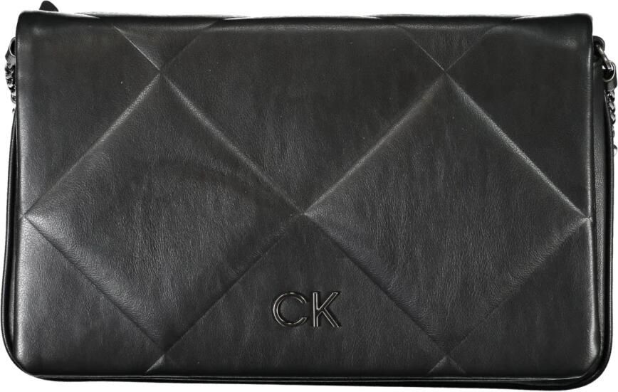 Calvin Klein Verstelbare handtas met 2 compartimenten Black Dames
