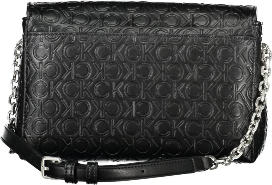 Calvin Klein Gerecyclede Schoudertas Herfst Winter Collectie Black Dames - Foto 4