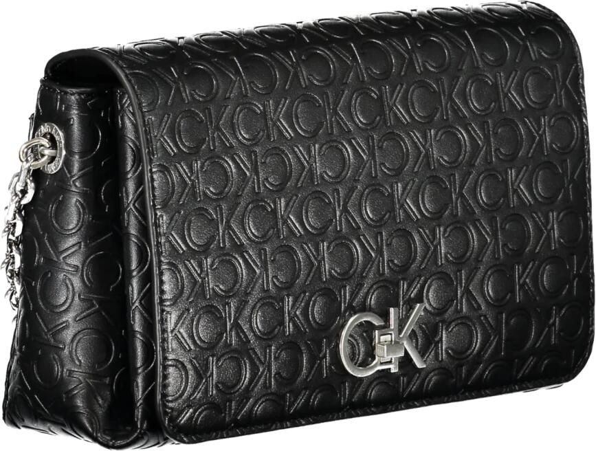 Calvin Klein Gerecyclede Schoudertas Herfst Winter Collectie Black Dames - Foto 3