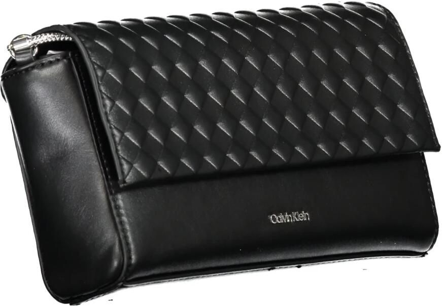 Calvin Klein Gewatteerde Mini Crossbody Tas voor Vrouwen Black Dames