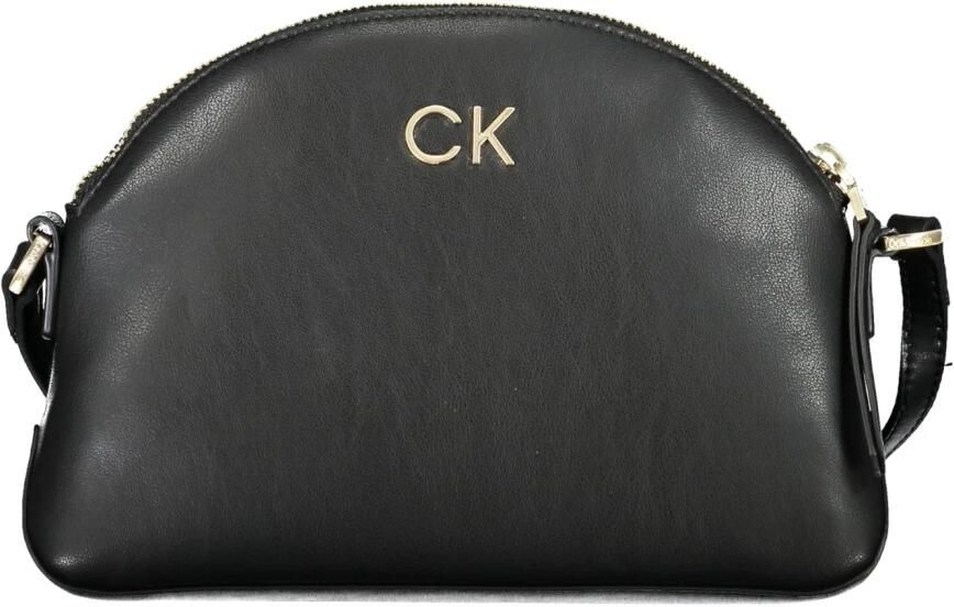 Calvin Klein Zwarte Polyester Schoudertas met Rits Black Dames - Foto 3