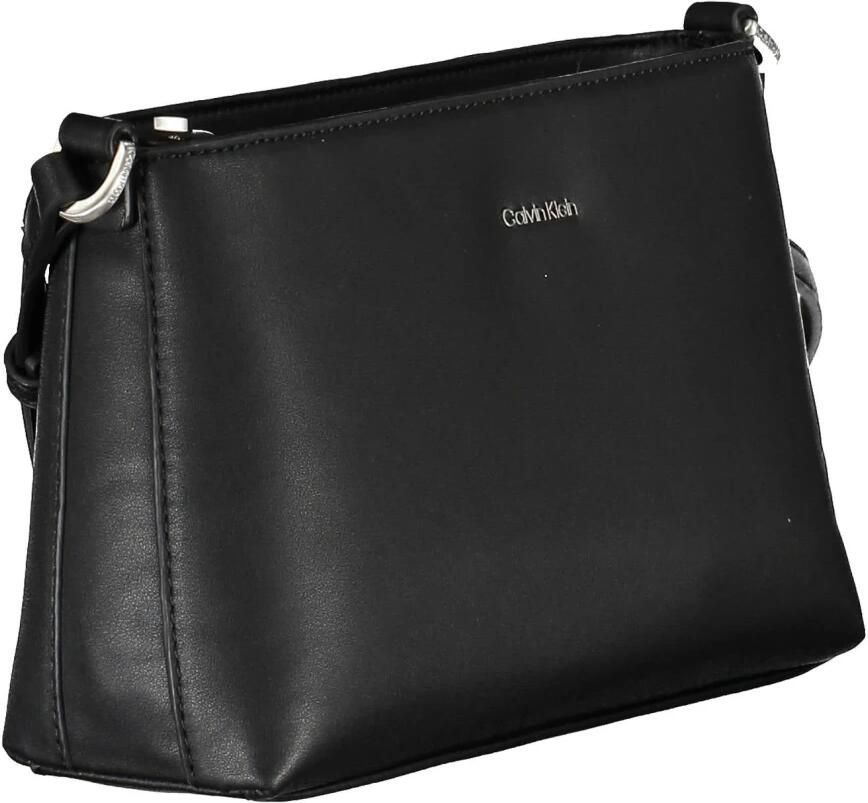 Calvin Klein Zwarte schoudertas met verstelbare band Black Dames