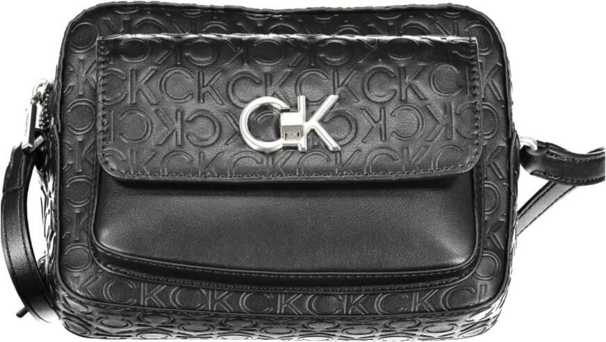 Calvin Klein Crossbody bags Re Lock Camera Bag W Flap Emb Mn in zwart - Foto 3