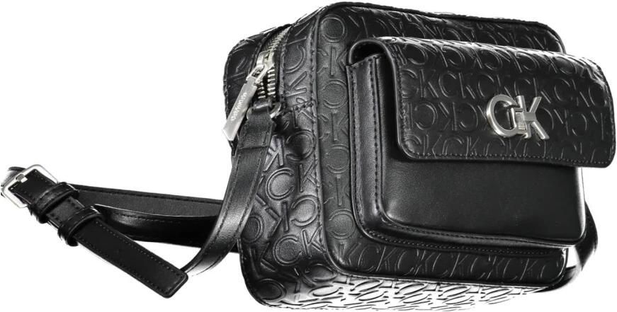 Calvin Klein Crossbody bags Re Lock Camera Bag W Flap Emb Mn in zwart - Foto 4