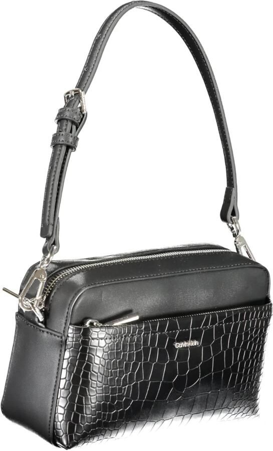 Calvin Klein Zwarte dames schoudertas met verstelbare band en afneembare handvat Black Dames - Foto 2