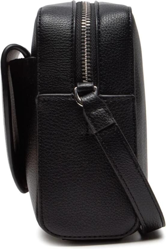 Calvin Klein Zwarte Schoudertas PU Leer Metalen Logo Black Dames - Foto 3