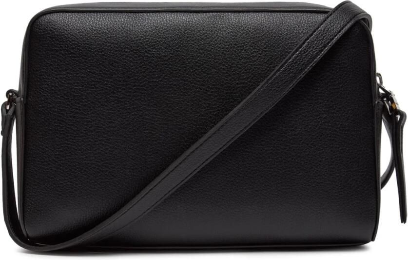 Calvin Klein Zwarte Schoudertas PU Leer Metalen Logo Black Dames - Foto 4