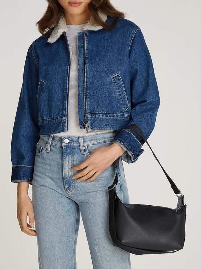 Calvin Klein Jeans Zwarte Polyethyleen Handtas Heren Tassen Collectie Black Dames - Foto 2