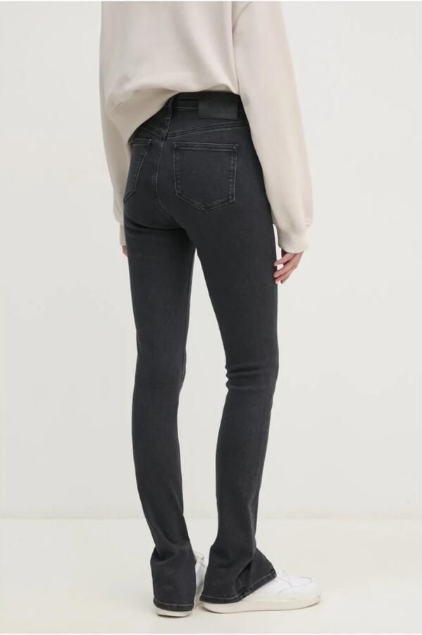 Calvin Klein Skinny fit jeans High rise super-skinny met stone-wash look met muntzakje - Foto 5