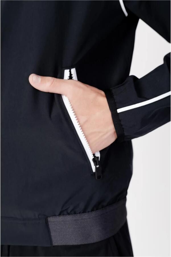 Calvin Klein Zwarte Hoodless Sweatshirt Polyester Mix Herfst Winter Black Heren - Foto 3