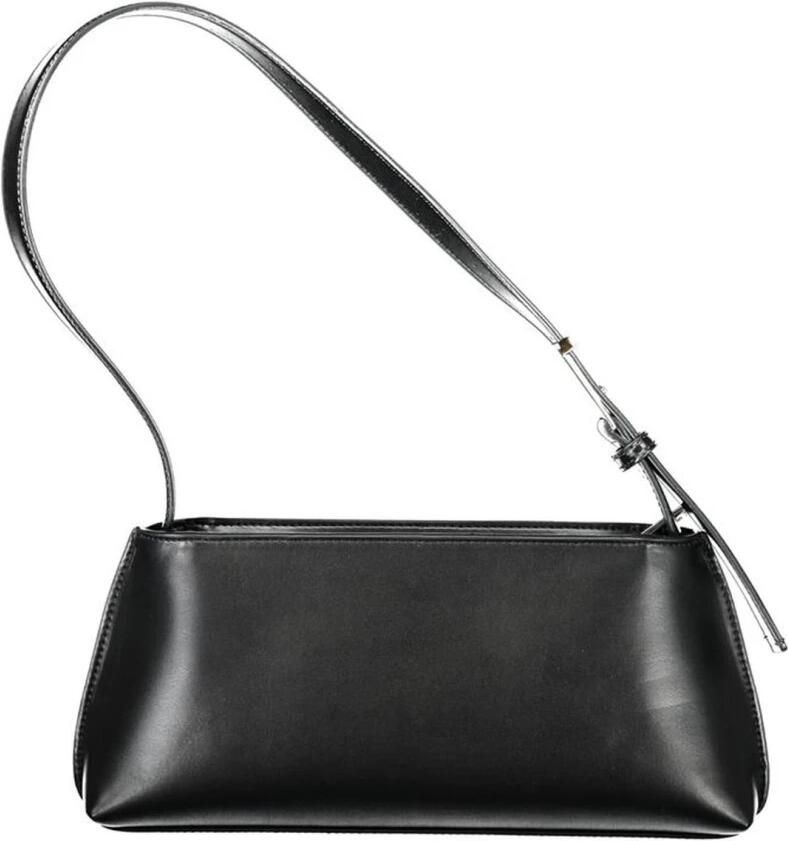 Calvin Klein Zwarte Stijlvolle Polyester Handtas voor Vrouwen Black Dames