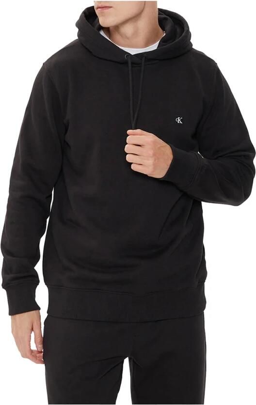 Calvin Klein Zwarte Boucle Katoenmix Hoodie voor Heren Black Heren - Foto 3