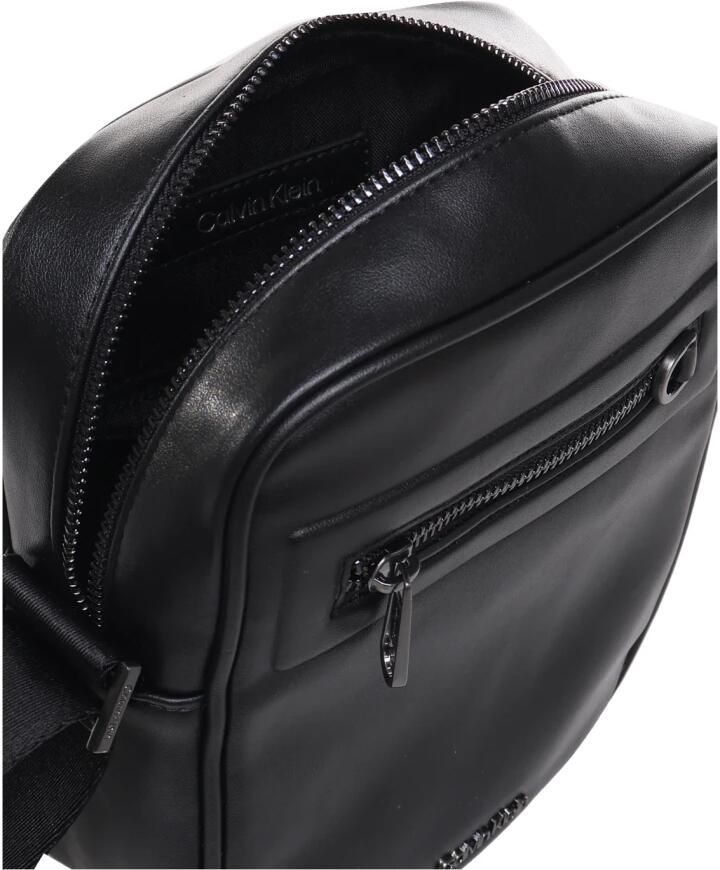 Calvin Klein Zwarte Heren Schoudertas Contrast Details Black Heren - Foto 3