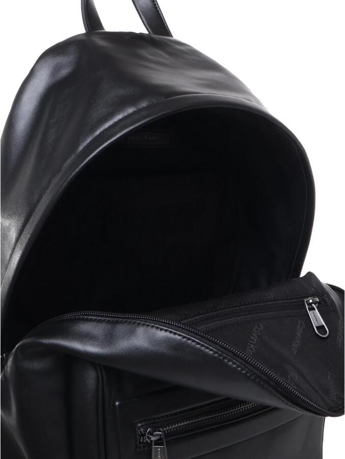 Calvin Klein Zwarte tassen met handvat en verstelbare schouderbanden Black Heren