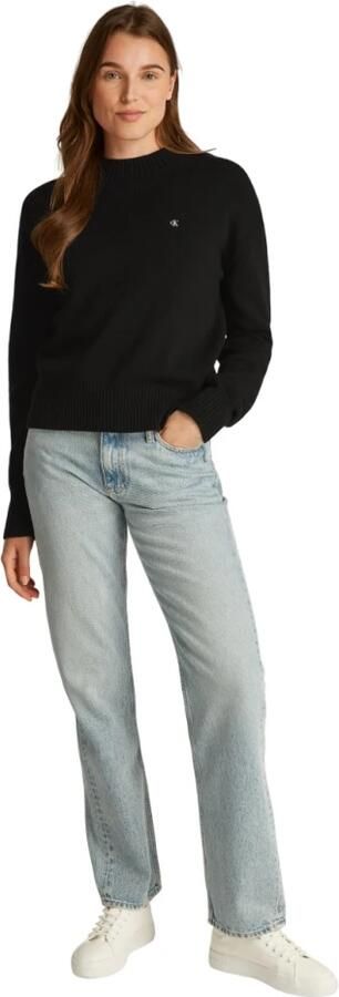 Calvin Klein Trui met ronde hals MONOGRAM EMBRO CREWNECK SWEATER - Foto 3