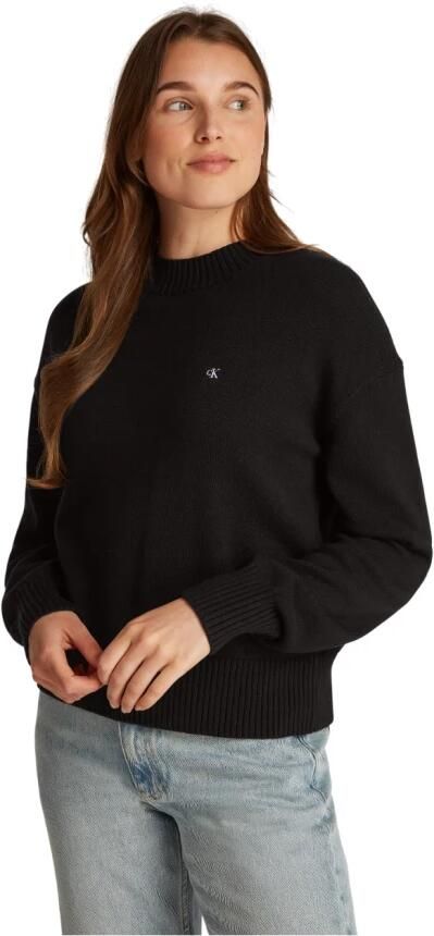 Calvin Klein Trui met ronde hals MONOGRAM EMBRO CREWNECK SWEATER