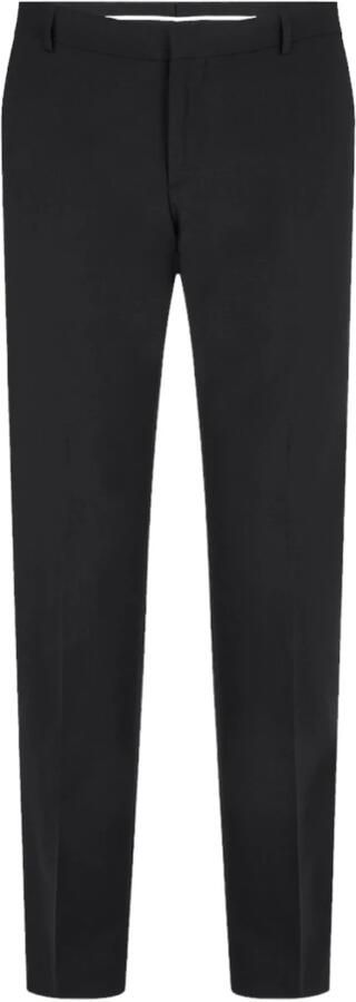 Calvin Klein Zwarte Wolmix Slim Fit Broek Black Heren - Foto 4
