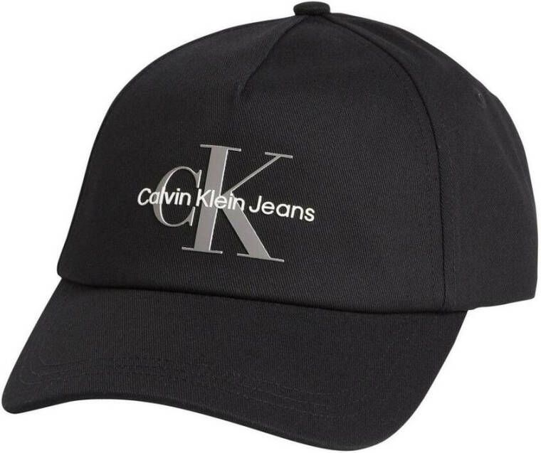 Calvin Klein high visual cap Zwart Dames