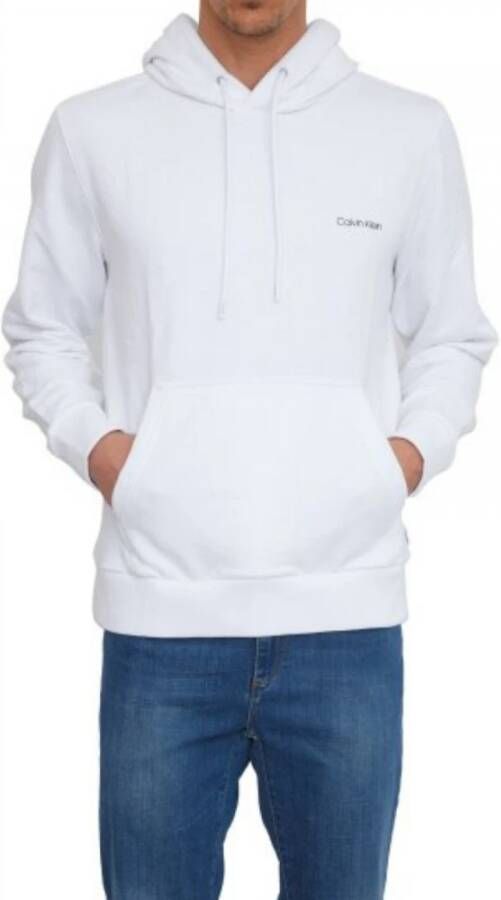 Calvin Klein Heren Hoodie met Logo White Heren