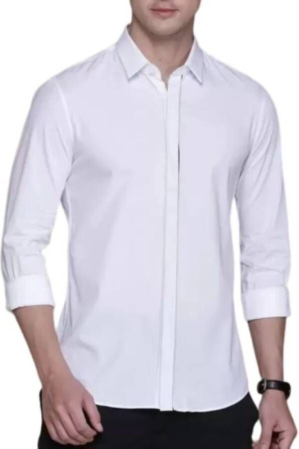 Calvin Klein Casual Overhemd White Heren