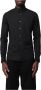 Calvin Klein Zwarte katoenen shirt slim fit Italiaanse kraag Black Heren - Thumbnail 5