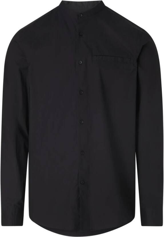 Calvin Klein Zwarte Overhemd Vernieuw Je Casual Garderobe Black Heren