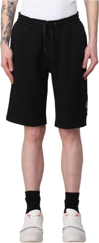 Calvin Klein Jeans Zwarte Shorts voor Heren Lente Zomer Collectie Black Heren
