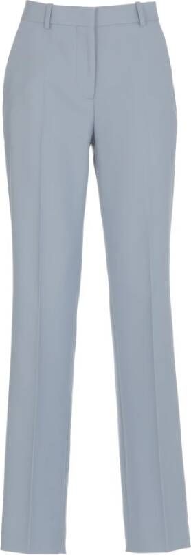 Calvin Klein Womenswear Straight fit stoffen broek met persplooien model 'ESSENTIAL'