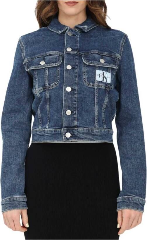 Calvin Klein Coat Blauw Dames