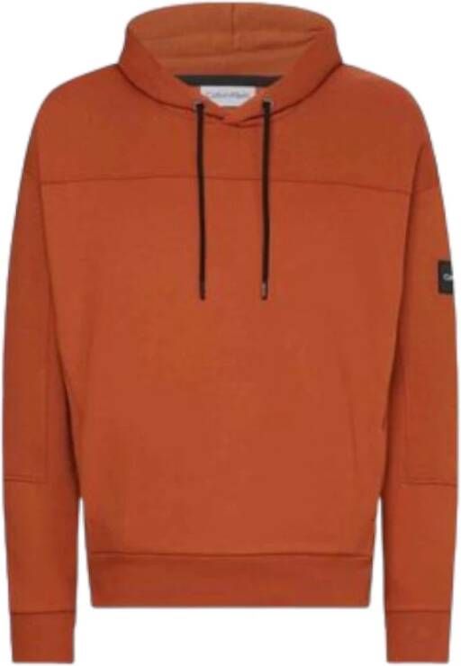 Calvin Klein Comfortabele Sweater Oranje Heren