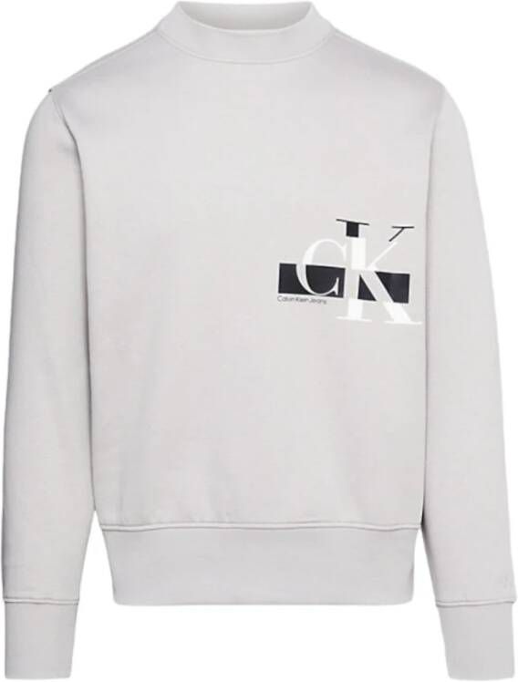 Calvin Klein Comfortabele Sweater White Heren