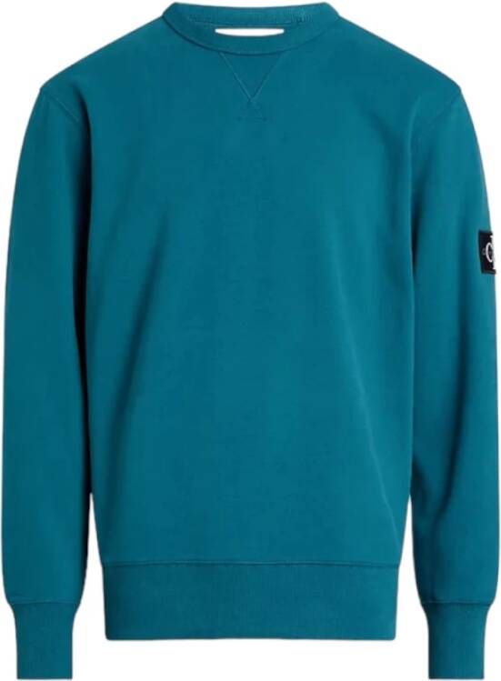 CALVIN KLEIN JEANS sweater met printopdruk atlantic deep