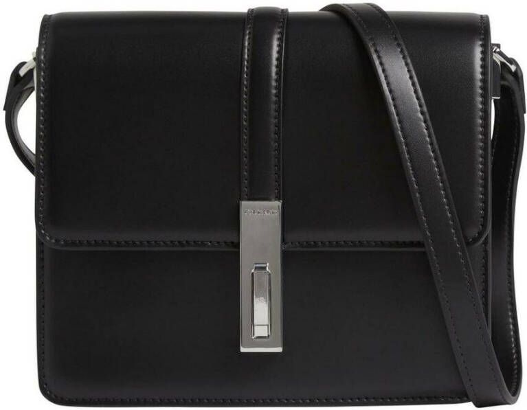Calvin Klein archive hardware shoulder bag Zwart Dames