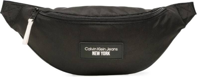 Calvin Klein Stijlvolle heuptas met logo Black Heren
