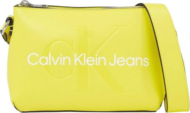 Calvin Klein Crossover Tas Geel K60K610681 LAE Geel Dames