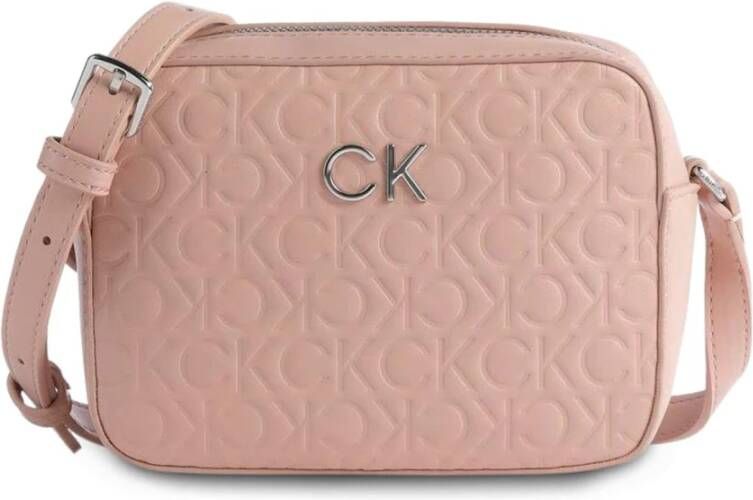 Calvin Klein Dames Crossbody Tas met Verstelbare Schouderband Pink Dames