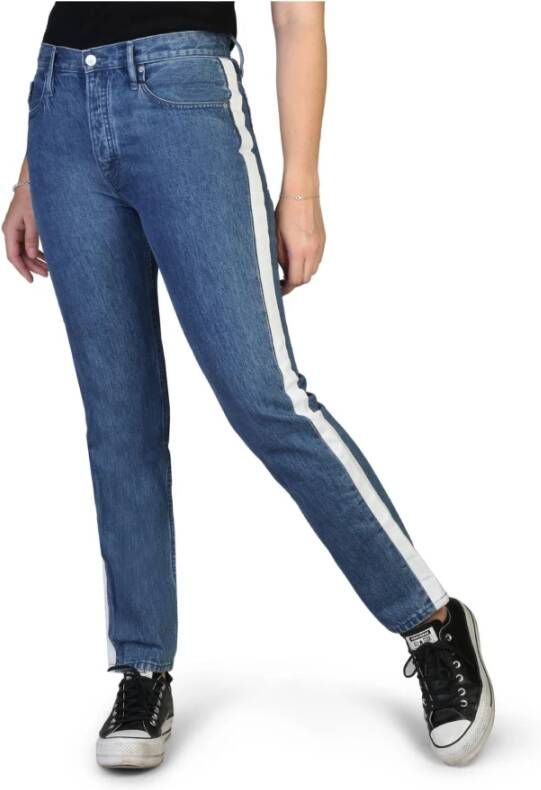 Calvin Klein Dames Jeans met knoopsluiting Blue Dames