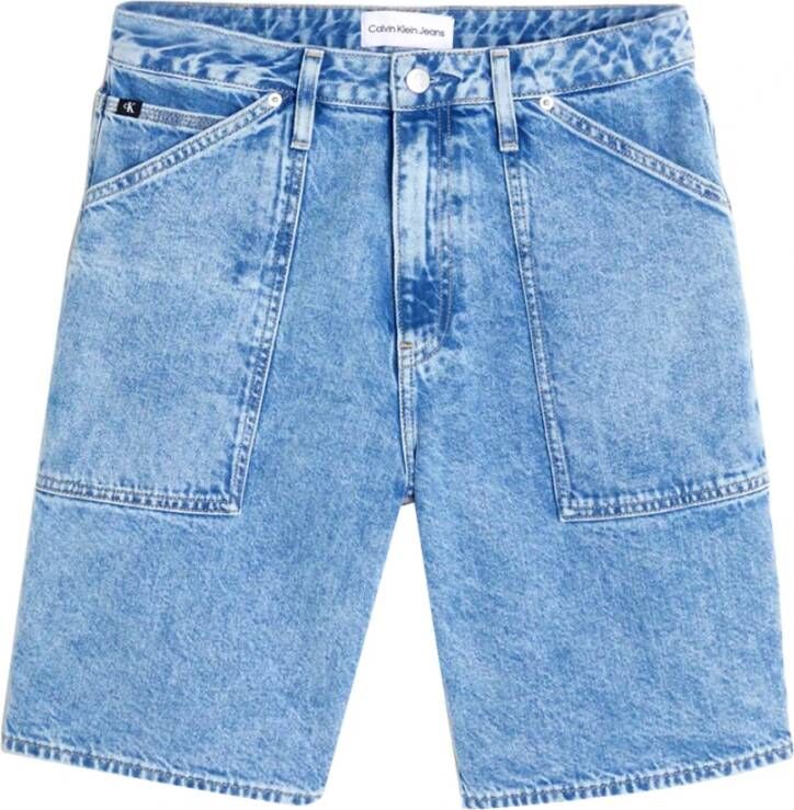 Calvin Klein Denim Shorts Blauw Dames