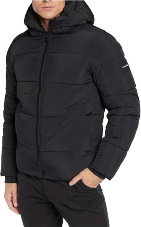 Calvin Klein Down Jackets Zwart Heren